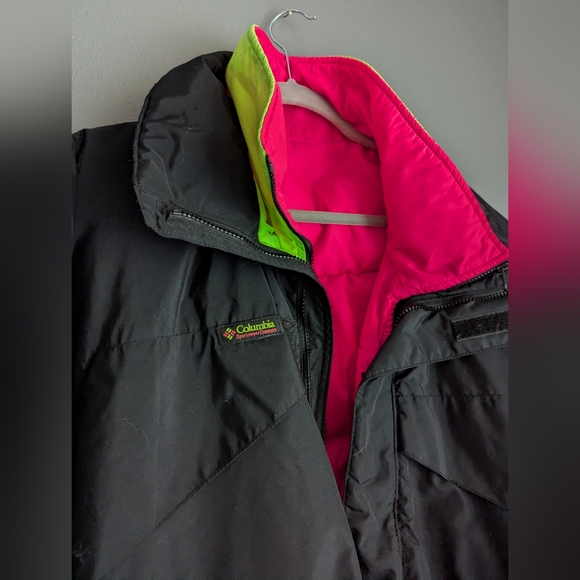 Columbia 3 In 1 Vintage Neon Whirlibird Winter Jacket Men's XL Tall. - Picture 15 of 16